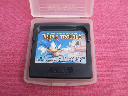 Sega Game Gear igra Sonic The Hedgehog Triple Trouble+G