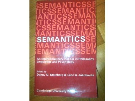 Semantics - An Interdisciplinary Reader