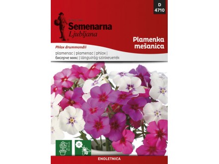 Seme za cveće Plamenac mešavina - Phlox drummondii 5 kesica 4710
