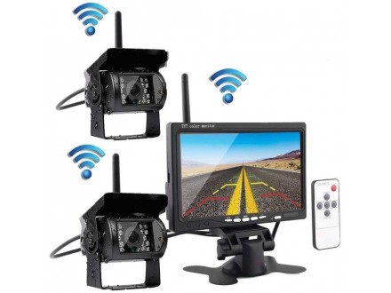 Set Monitor 7`+ 2 wifi bezicne kamere za kamione,kombaj