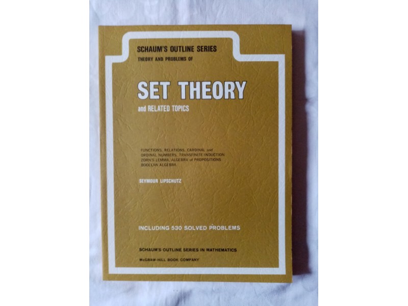 Set theory and Related Topics - Seymour Lipschutz