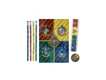 Set za pisanje - HP, Hogwarts Houses - Harry Potter