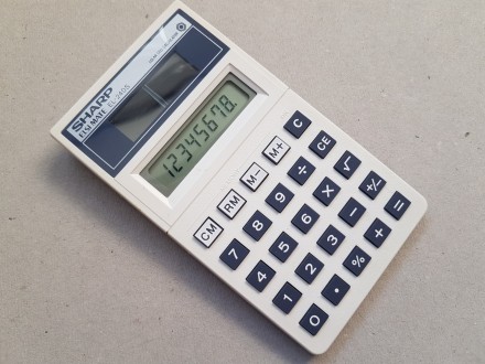 Sharp ELSIMATE EL-240s kalkulator Vintage