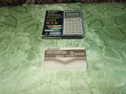 Sharp Pocket Data Book - EL-6120 - kutija i uputstvo