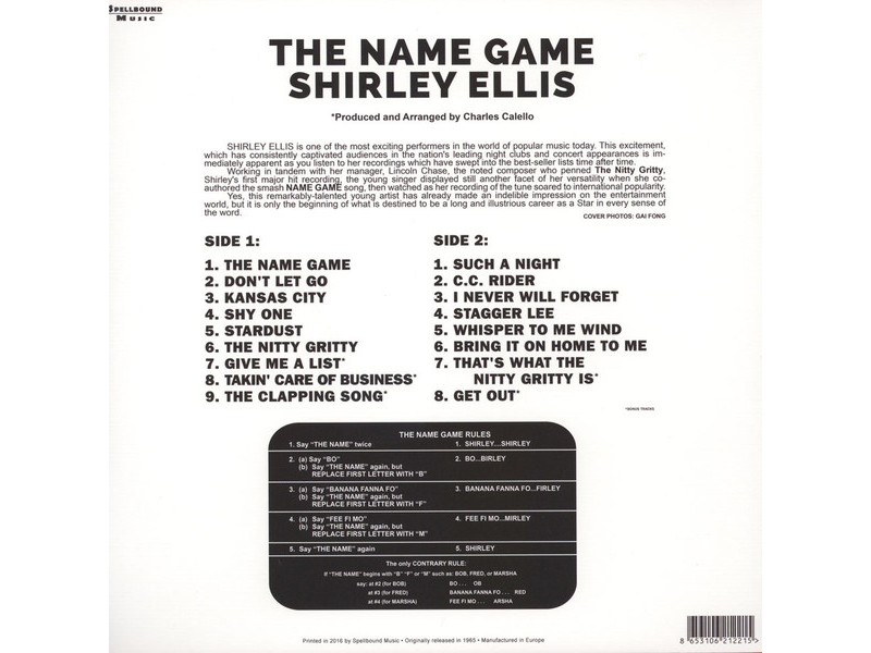 Shirley Ellis - The name game