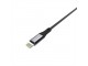 Silicon Power Boost Link LK30AL USB cable / Ligthning APPLE 100cm/2.4A, Nylon, up to 2.4A, 5Gbps, Quick Charge, Black slika 4