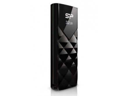 SiliconPower U03 * 32GB USB 2.0 BLACK, Elegant, SP032GBUF2U03V1K