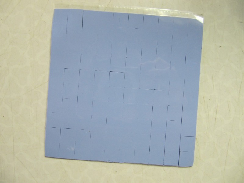 Silikonska termalna traka (Thermal pad) 1mm Plava