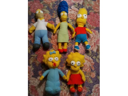 Simpsonovi komplet lutki - The Simpsons svih 5 likova