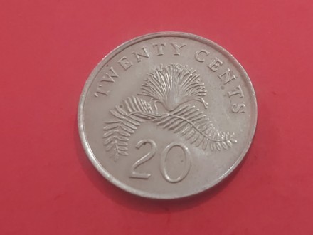 Singapore  - 20 cents 1986 god