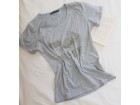 Siva pamucna majica sa perlicama
