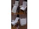 Sklopiva plastična baštenska stolica /ležaljka slika 2
