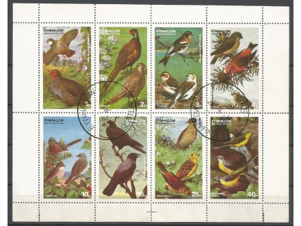 Škotska,Fauna-Ptice 1977.,žigosano