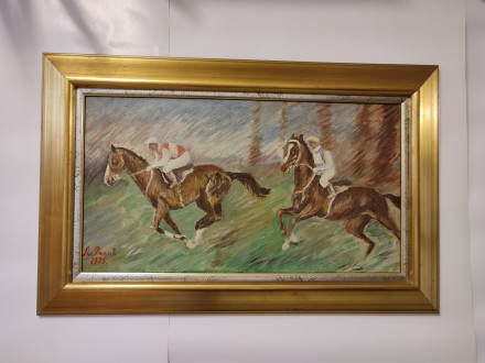Slika `2 konja` Racić 1975.