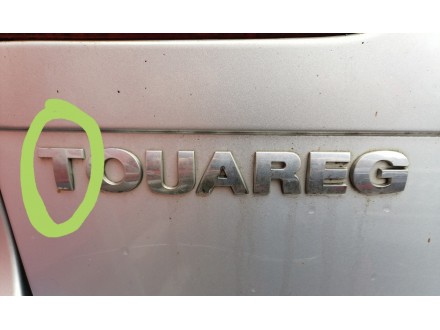 Slovo (T) za gepek vrata Volkswagen Touareg 7L