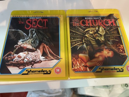 Soavi’s The Sect and The Church blu ray limited