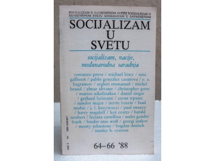 Socijalizam u svetu broj 64-66 / 1988.