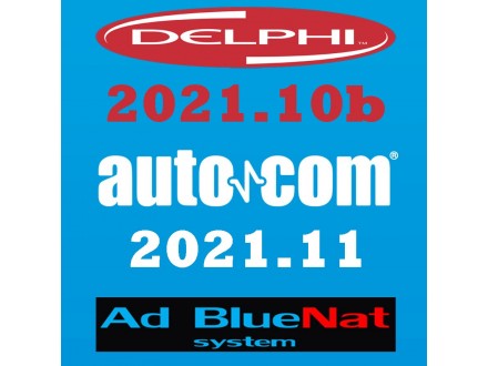 Softver Auto com 2021.11 i Delphi 2021.10b