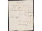 Sombor 1854 Stari dokument