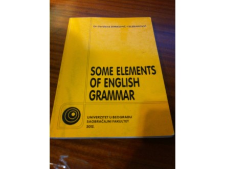 Some elements of english grammar Dimković Telebaković