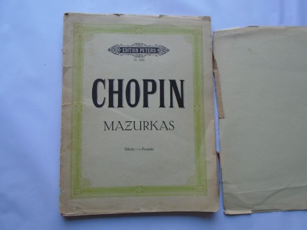 Šopen - Mazurke, Chopin - Mazurkas,  ed peters