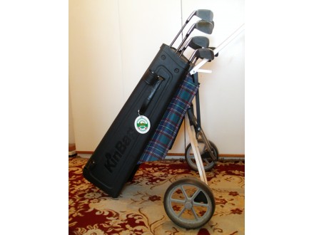 Spalding stapovi i Kinbag torba sa kolicima za golf