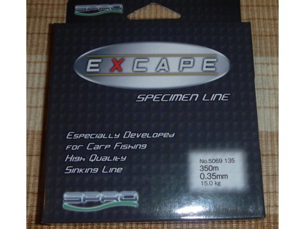 Spro Excape speciment line 0.35 - 350m