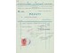 Srbija Nemačka okupacija 1942 dokument sa taks. markom slika 1