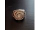 Srebrni prsten CIRKONI I AMERIČKI ORAO masivan UNISEX slika 1