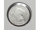 Srebrnjak 5 cents, 1881. Kanada, RRR