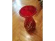 Staklena obojena ukrasna vaza slika 1
