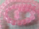 Staklena perla mat (`morsko` staklo) 8mm roze slika 1