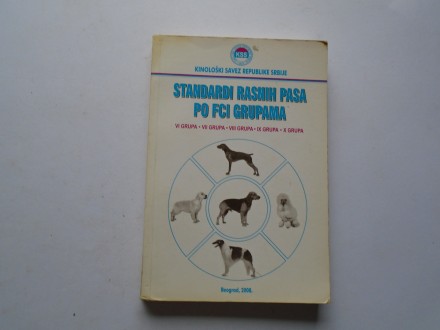 Standardi rasnih pasa po FCI grupama, 2 knjige