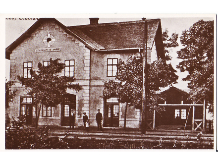 Stanišić, 1920, železnička stanica, reprint