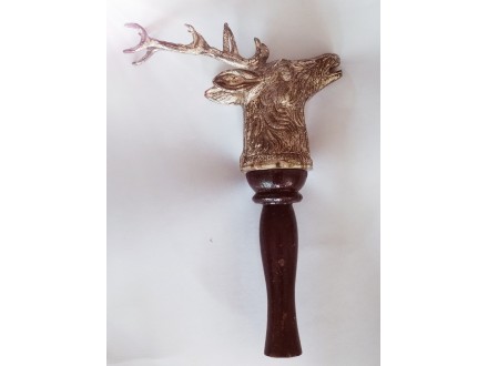 Stara glava  jelena -drška za štap
