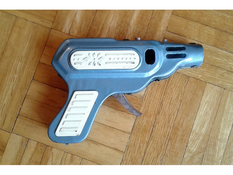 Stara limena igračka Sparking Pistol MF-601 China
