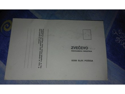Stara narudzbenica/dopisnica Zvecevo iz 1978. godine
