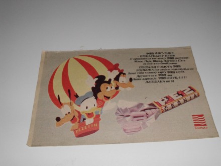 Stara reklama za PEZ bombone Disney