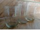 Stare čaše od tankog stakla, sa linijama - 3 kom. slika 1