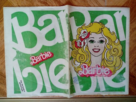 Stari uvijač za svesku A3 - Barbie - 1976.