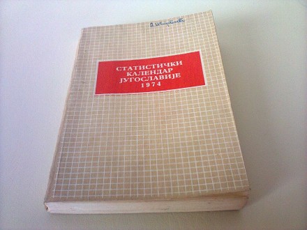 Statisticki Kalendar Jugoslavije 1974