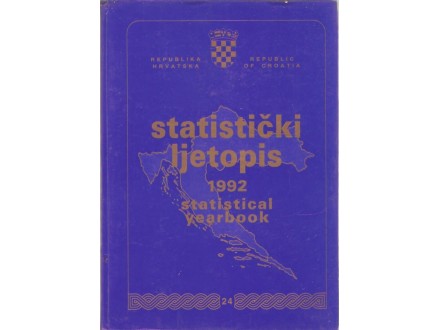 Statistički ljetopis Republike Hrvatske 1992