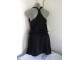 Stradivarius crna haljina na bretele S slika 3