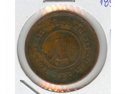 Straits settlements 1 cent 1897