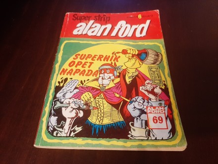 Superhik opet napada Alan Ford 69 Vjesnik Super strip