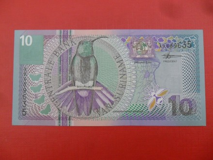 Suriname 10 Gulden 2000, P7826