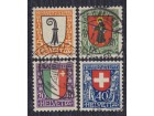 Švajcarska 1923 `Pro Juventute` - grbovi, poništeno