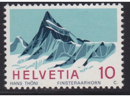 Svajcarska 1966 Alpi cisto