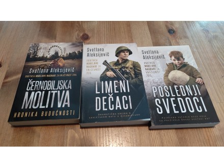 Svetlana Aleksijevič, tri romana