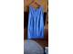 Svetlo plava lanena haljina slika 1